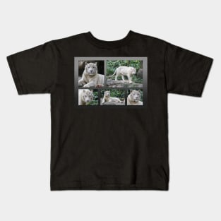 White Tiger Collection #2 Kids T-Shirt